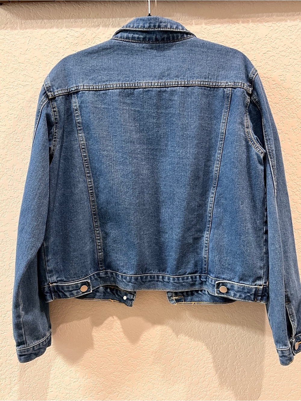 Blue Wash Classic Denim Trucker Jean Jacket Size XXL - Picture 10 of 10